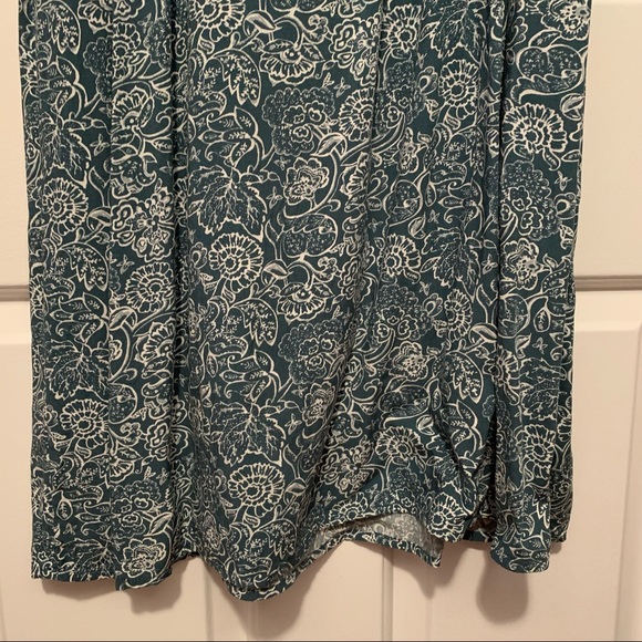 Teal Waist-defined Maxi Dress - Picture 3 of 5